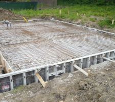 Le f&eacute;raillage de la dalle