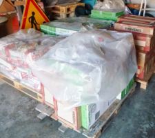 Du travail pour les prochaines semaines ..carrelage par toutatis!