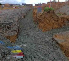 Passage des gaines pour les diff&eacute;rents r&eacute;seaux.