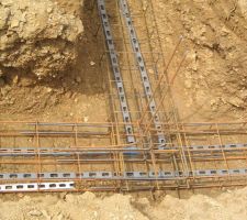 Ferraillage pour les fondations