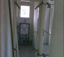 Pose des portes
