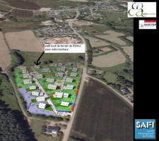 Voil&agrave; o&ugrave; se trouve notre terrain ....signature chez le notaire effectu&eacute; le vendredi 9septembre 2011