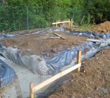 Fondations de la remise