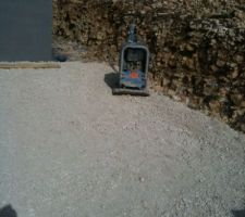 Prepa pour la cuve de r&eacute;cup&eacute;ration d'eau