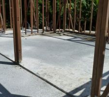 &ccedil;a y est la dalle est coul&eacute;e!