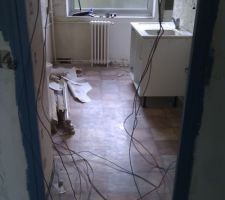 Cuisine : vue depuis le salon