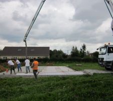 Avancement de la dalle