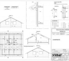 Plan d'execution charpente