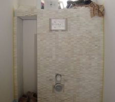 Carrelage b&acirc;ti support WC Bas