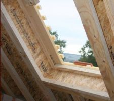 Trou au nord pour le velux