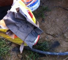 Couleur du joint avant malaxage, foncé !