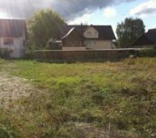 Le terrain après le passage de la faux
