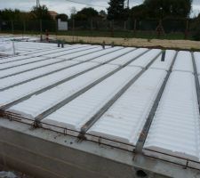 Hourdis polystyr&egrave;ne et poutrelles arm&eacute;es