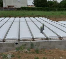 Hourdis polystyr&egrave;ne et poutrelles arm&eacute;es