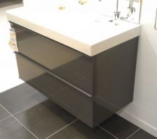 Le meuble de SdB que nous avons achet&eacute; chez Ikea