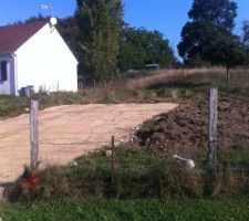 Réalisation chemin d'accès