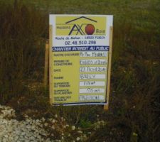 Voilà le panneau est posé