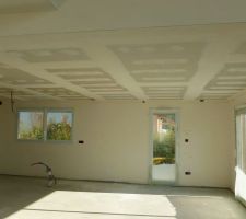 Faux-plafond cuisine   séjour
