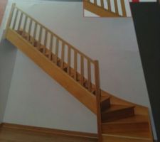 Escalier, le notre sera droit