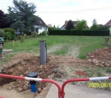 Mise en place assainissement ,eau us&eacute;es et potable