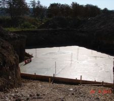 Radier terminé