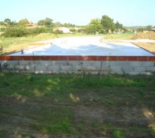 Vue du vide sanitaire de coté