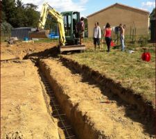 Ferraillage mis en place