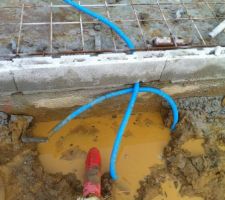 Passage per pour futur piscine