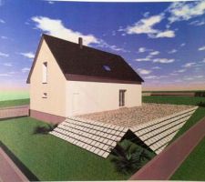 Avant-projet : Vue arrière de la maison