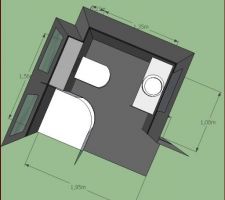 Projet de notre mini salle d'eau : Moins de 3m²... on cherche encore !