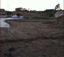 Vue du garage au fond du terrain