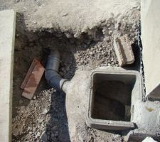 Fabrication regard eau pluviale et raccordement