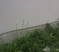 Probléme de découpe du crépis sur contour de la maison