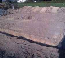 29 septembre 2011 - les fondations sont coul&eacute;es