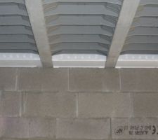 Int&eacute;rieur plafond (fin de l'&eacute;l&eacute;vation des murs)