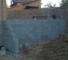 Mur soutainement terrasse