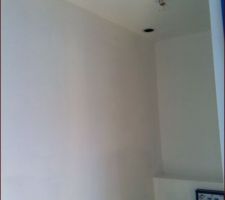 Peinture des wc RDC avant carrelage