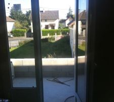 Vue sur la terrasse parentale