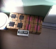 Futur carrelage de la salle de bain