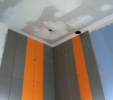 Plafond en pente de 10°