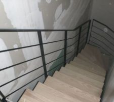 L'escalier métallique