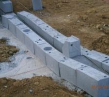 Le coffrage en moellons..