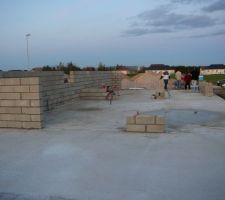 Mont&eacute;e des septs premiers rangs