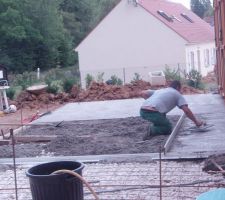 Terrasse en cours