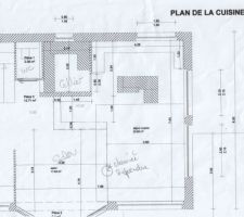 Angle de la maison, pour implantation de la cuisine