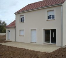 Vue de l'arrière de la maison