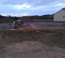 Début du montage du vide sanitaire