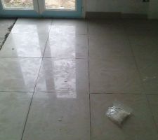 Carrelage du séjour...