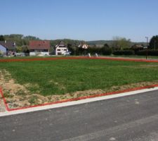 Le trac&eacute; du terrain avant construction