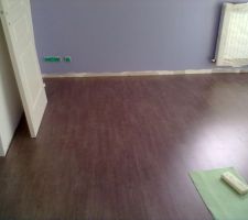 Mur couleur fleur de lin
parquet